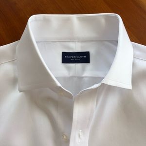 Proper Cloth: White Dress Shirt